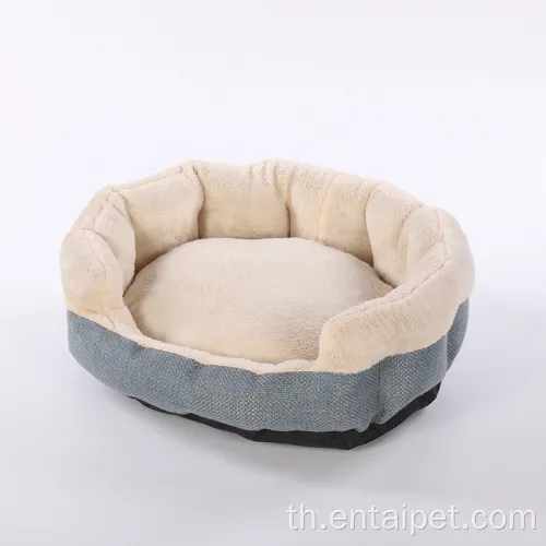 Euro Cuddler ลบเตียงสัตว์เลี้ยงที่อ่อนนุ่มของสุนัขและแมว